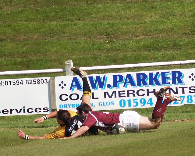 Dirksen scores.jpg - Dirksen scores. Photo by John Beach.